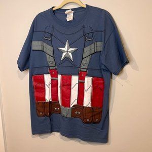 Retro Captain America’s costume Gildans t-shirt